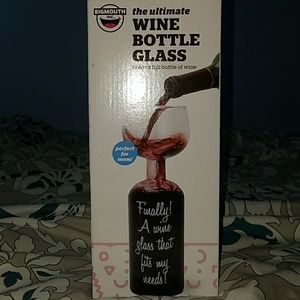 Big Mouth the ultimate WINE BOTTLE GLASS